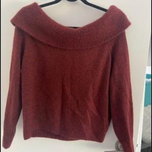 Off shoulder sweater